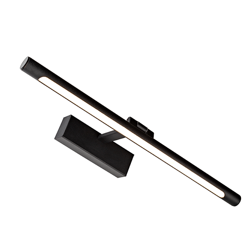 چراغ بالا آينه مشکی سایز 48CM مدل A54 - روشا کد 3605