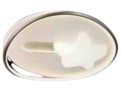 لوستر سقفی سه بعدیی گرد فانتزی دارای ریموت دیمردار چهار حالت نور پارس سپهرکد8772