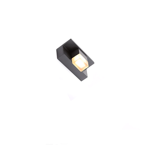 چراغ بالا آينه مشکی روشا سایز 16CM مدل مشکیA24
